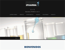 Tablet Screenshot of i-pharma.com.mx