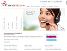 Tablet Screenshot of i-pharma.co.uk